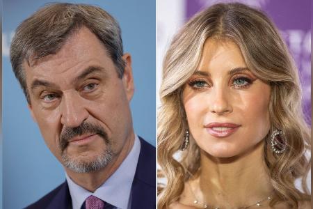 Cathy Hummels interviewt Markus Söder: Küssen und abschleppen