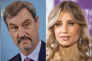 Cathy Hummels interviewt Markus Söder: Küssen und abschleppen