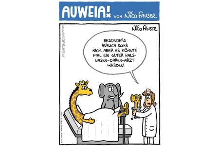 Alltäglicher Humor und Vögel