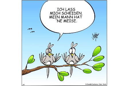 Cartoons zu trendigen Themen