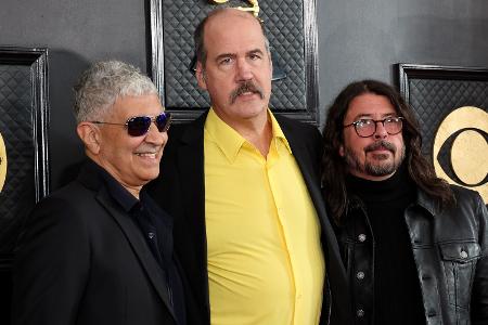 Pat Smear, Krist Novoselic und Dave Grohl