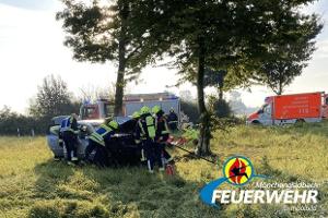 Verkehrsunfall mit zwei verletzten Personen