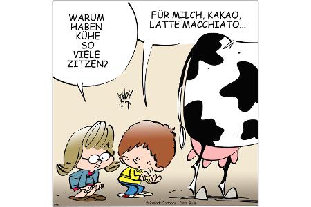 Cartoons zu trendigen Themen