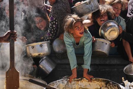 Hilfsorganisationen warnen vor einer Hungersnot in Gaza (Archivbild)