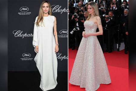 Cannes: Angelina Jolie bezaubert in zwei stilvollen Outfits Cannes: Angelina Jolie bezaubert in zwei stilvollen Outfits