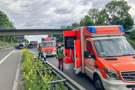 Verkehrsunfall auf der A43 Verkehrsunfall auf der A43