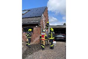 Kabelbrand an Photovoltaikanlage löst Feuerwehreinsatz aus | Keine Verletzten