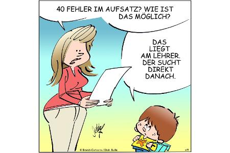 Cartoons zu trendigen Themen