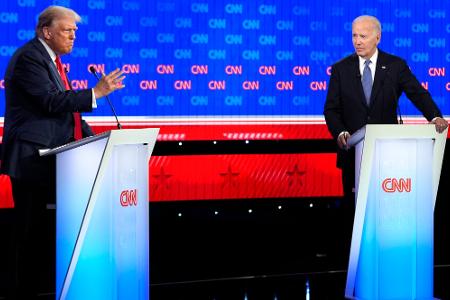 Biden räumte selbst ein, beim TV-Duell gegen Trump keine gute Figur gemacht zu haben. (Archivbild)