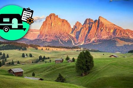 Plätze in bester Lage in den italienischen Alpen