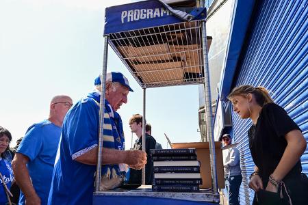 ...hatte als erster Club eine Anzeigentafel und ein regelmäßig erscheinendes Programmheft zum Spieltag.