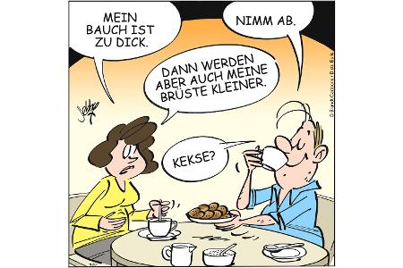 Cartoons zu trendigen Themen