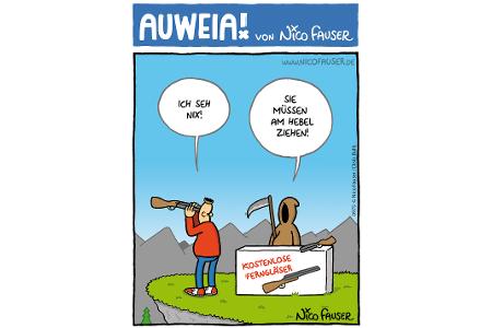 Alltäglicher Humor und Vögel