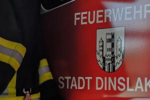 Feuer mit Menschenleben in Gefahr