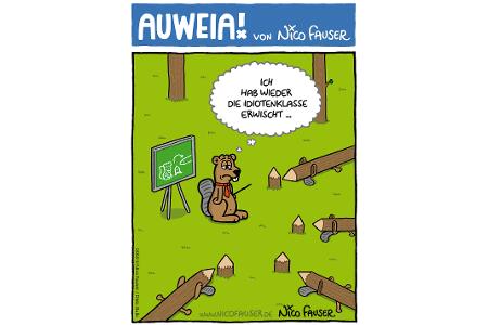 Alltäglicher Humor und Vögel