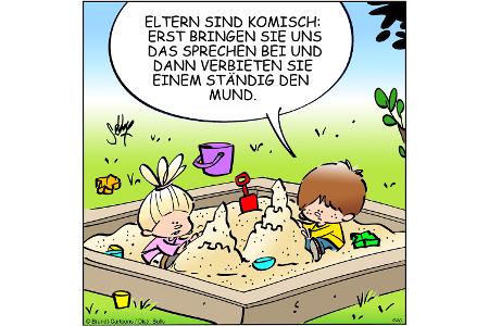Cartoons zu trendigen Themen