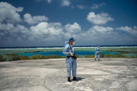 Die Marshallinseln waren einst ein Paradies - aber die US-Atomtests machten viele Inseln unbewohnbar.