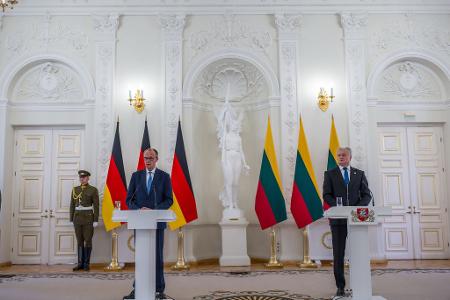 Merz sagt, die Sicherheit der baltischen Verbündeten sei auch Deutschlands Sicherheit.