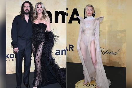 amfAR-Gala: Heidi Klum und Paris Jackson setzen auf Transparenz