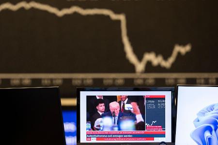 Nach Trumps Ankündigung rutscht der Dax ab. 