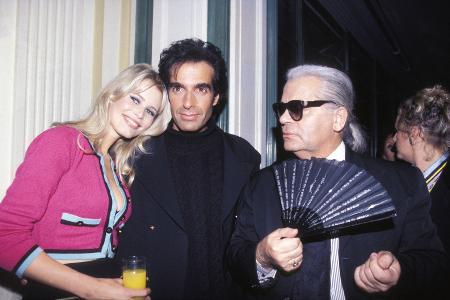 Claudia Schiffer, David Copperfield, Karl Lagerfeld