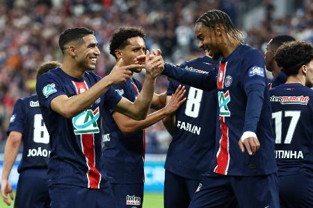 PSG holt Pokalsieg - Triple weiter möglich PSG holt Pokalsieg - Triple weiter möglich