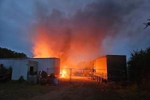 Wohnmobilbrand in Hoheneggelsen