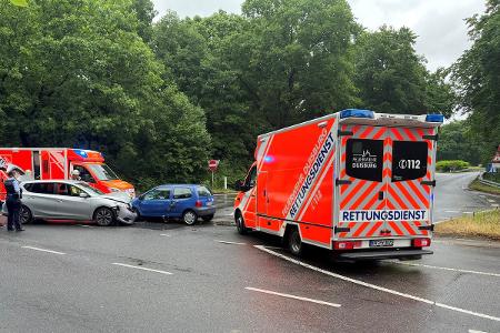 Unfall an der Autobahnauffahrt