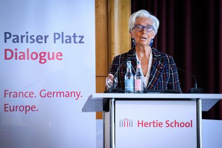 EZB-Präsidentin Christine Lagarde sieht die Weltordnung in ihren Grundfesten erschüttert EZB-Präsidentin Christine Lagarde sieht die Weltordnung in ihren Grundfesten erschüttert