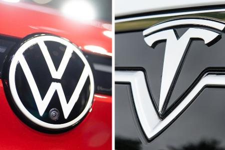 VW verdoppelt E-Auto-Auslieferungen, Tesla halbiert sie.