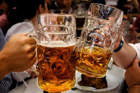 Bierpreis auf dem Oktoberfest Bierpreis auf dem Oktoberfest