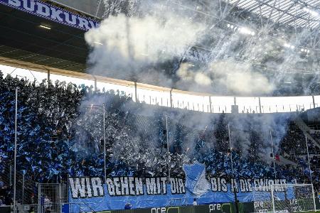 Pyro: 147.000 Euro Geldstrafe für Hoffenheim Pyro: 147.000 Euro Geldstrafe für Hoffenheim