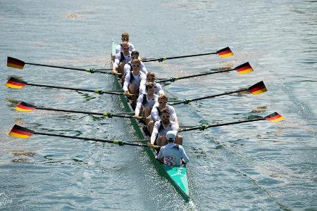 Ruder-EM: Deutschland-Achter greift nach Medaille Ruder-EM: Deutschland-Achter greift nach Medaille