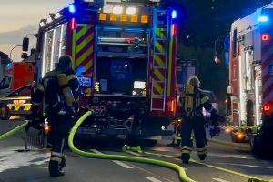 Brand in Gebäude in Niedersprockhövel