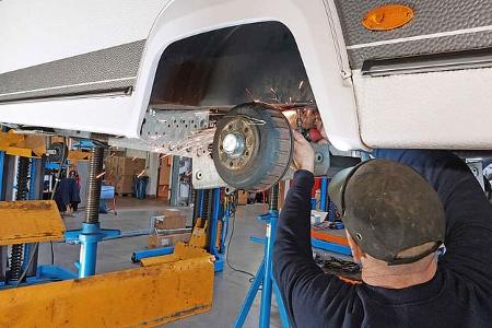 Caravan auflasten Achse f