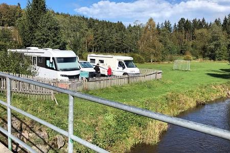 Stellplatz am Camping Bankenhof