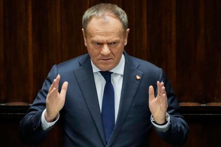 Polens proeuropäischer Regierungschef Donald Tusk will im Parlament die Vertrauensfrage stellen. (Archivbild) Polens proeuropäischer Regierungschef Donald Tusk will im Parlament die Vertrauensfrage stellen. (Archivbild)