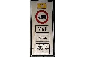 Sonderkontrolle Nachtfahrverbot B10