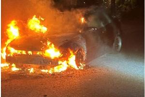 Nächtlicher Fahrzeugbrand in der Kiebitzstraße - Ursache unklar