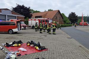 Unklarer Gasgeruch in Kuhstedt - ABC-Erkunder im Einsatz