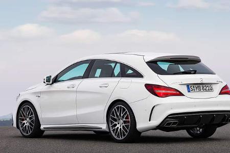 03/2016, Mercedes CLA 45 Shooting Break AMG Facelift Sperrfrist 16.03.2016