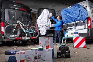 So gut sind Planen für Fahrräder am Camper