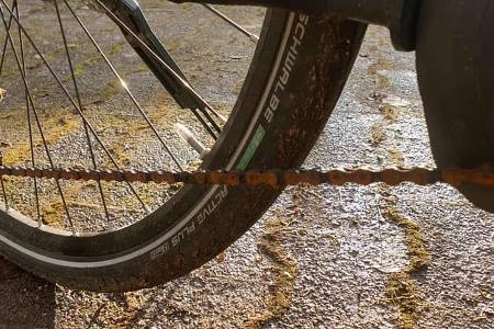 Zubehšr Abdeckplanen fŸr FahrradtrŠger Warum Rost an der Fahrradkette