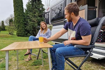 Camping-Klappstuhl, Quechua Komfort Multiposition