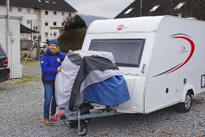 So gut schützen Planen Fahrräder auf Reisen