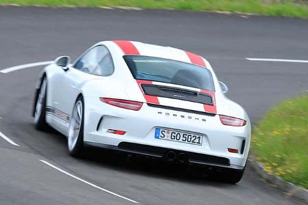 Porsche 911 R, Heckansicht