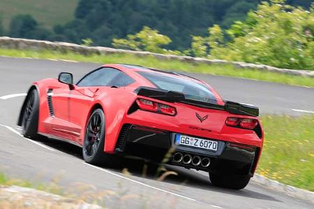 Chevrolet Corvette Z06, Heckansicht