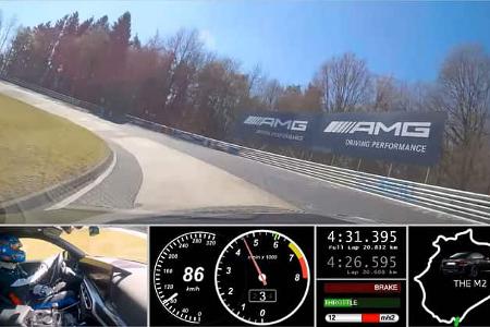 BMW M2 Coupé Rekord Bestzeit Nürburgring Nordschleife