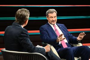 Söder verteidigt Asyl-Kurs bei Lanz - auf Israel-Frage hat er keine Antwort
