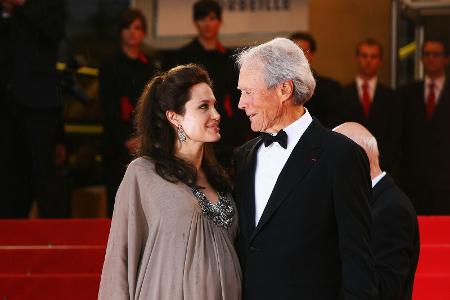 Mit Eastwood und Babybauch